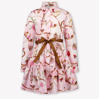 MonnaLisa Kids Girls Dress In Light Pink