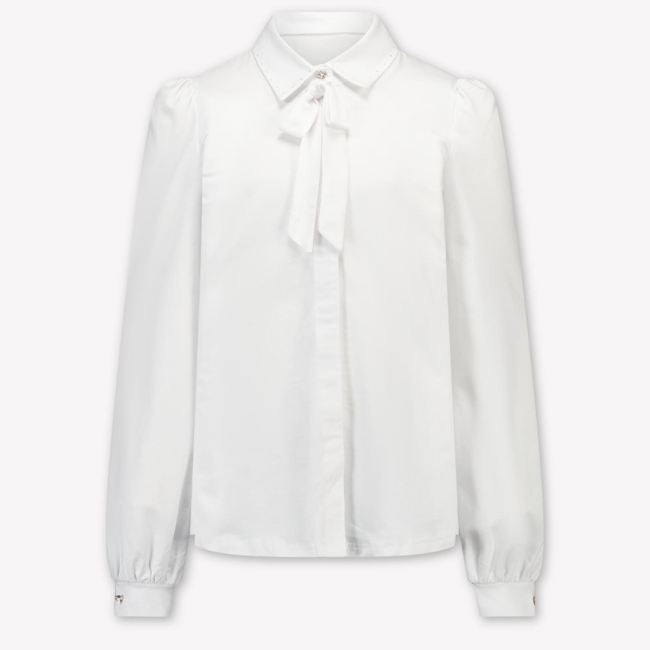 MonnaLisa Kinder Meisjes Blouse In Wit