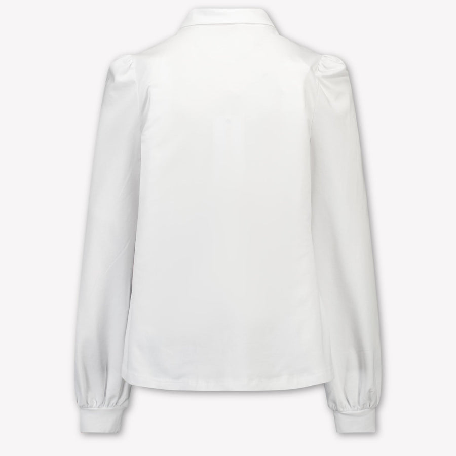 MonnaLisa Kinder Meisjes Blouse In Wit