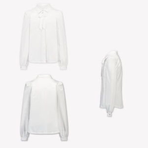MonnaLisa Girls Blouse in White