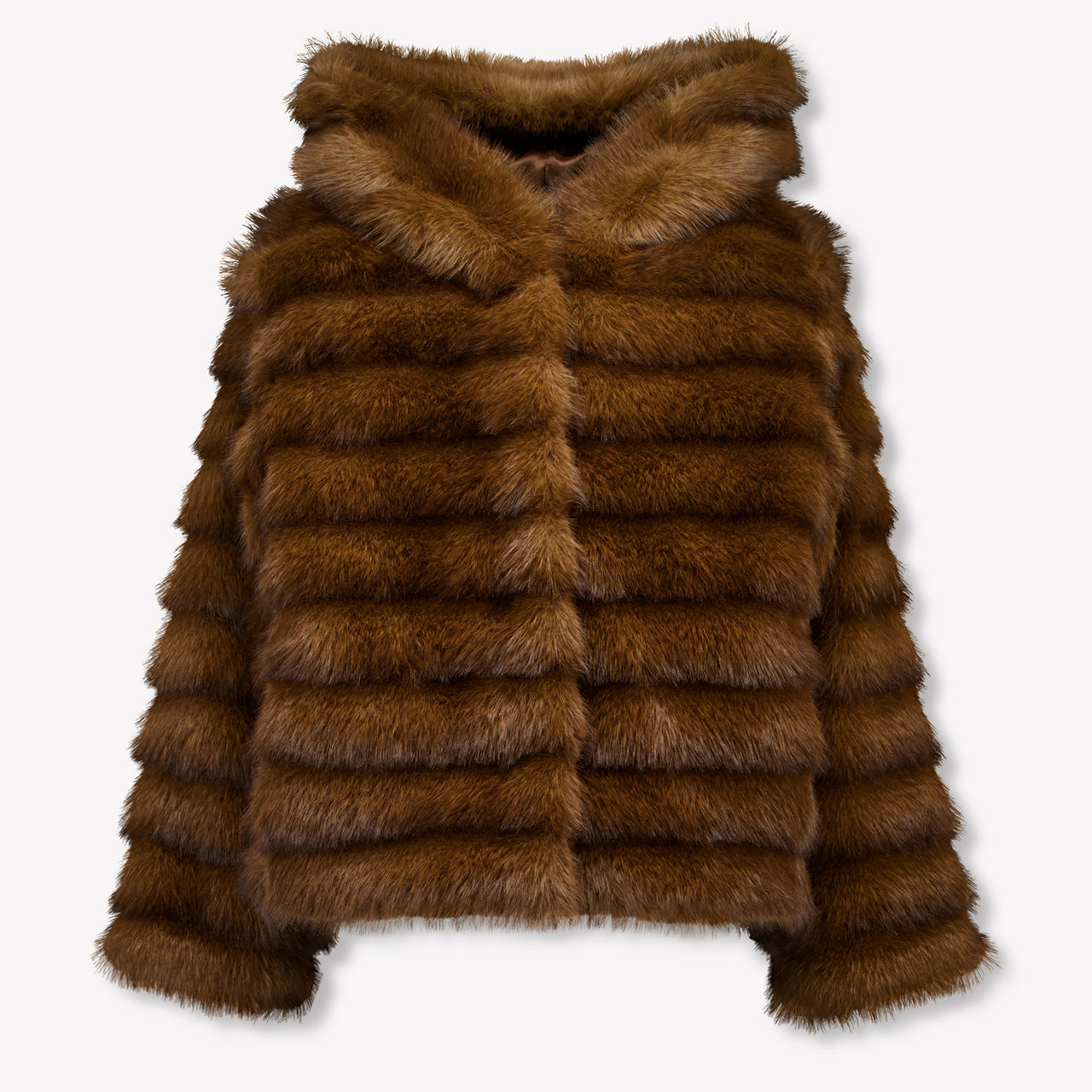 MonnaLisa Kids Girls Jackets In Dark Brown