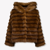 MonnaLisa Kids Girls Jackets In Dark Brown