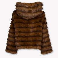 MonnaLisa Kids Girls Jackets In Dark Brown