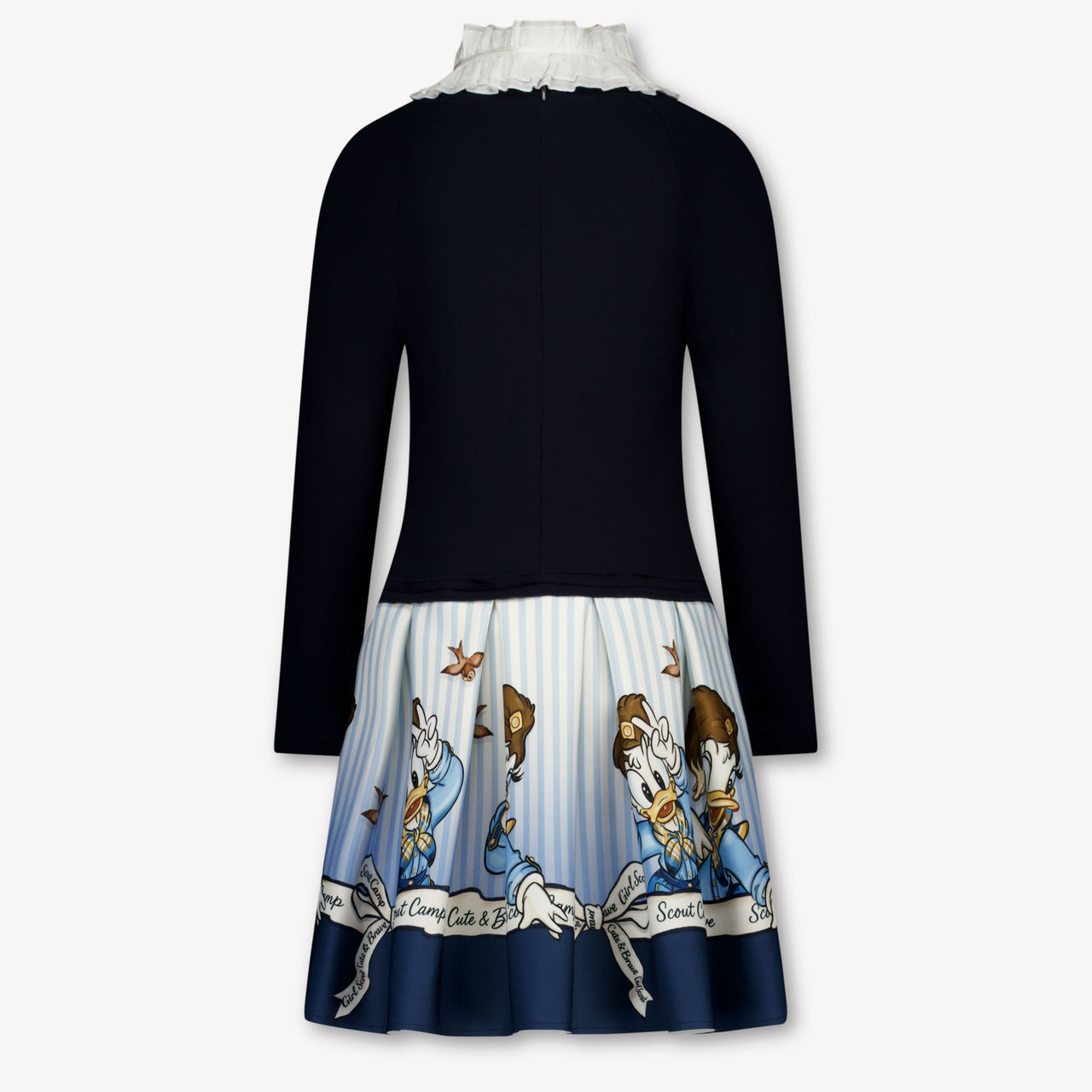 MonnaLisa Kinder Meisjes Jurk In Navy