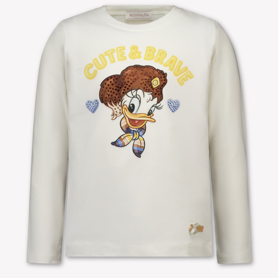 MonnaLisa Girls T-Shirt in Off-White