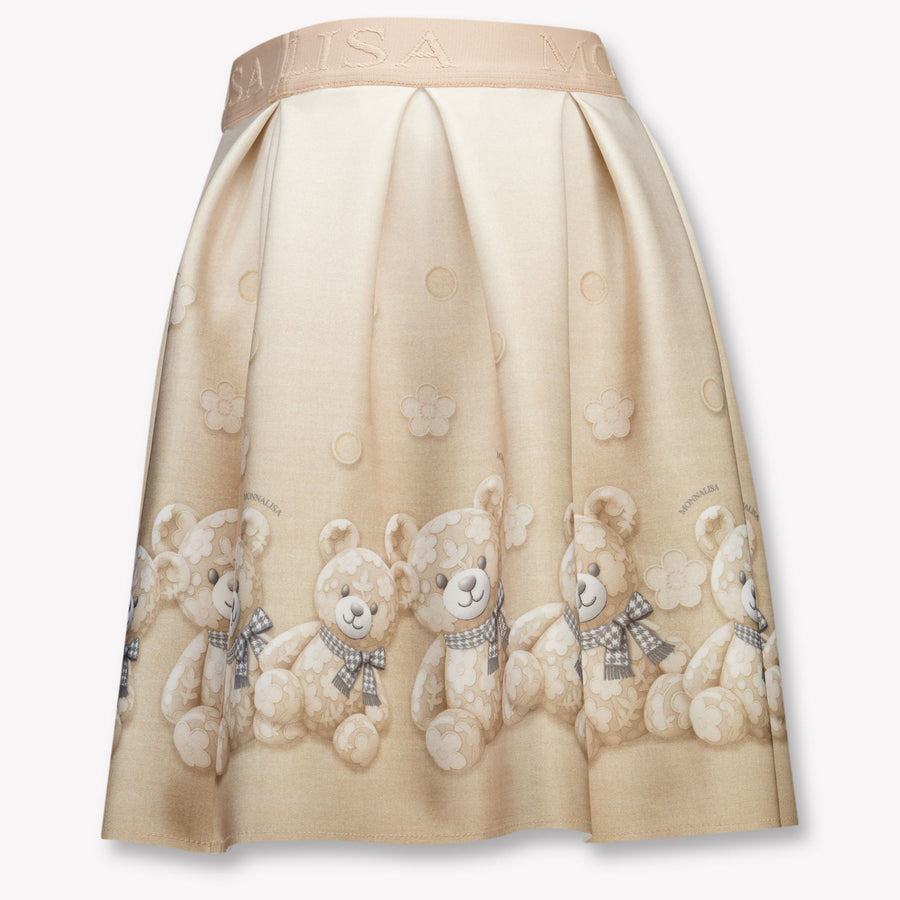MonnaLisa Kinder Meisjes Rokje In Beige