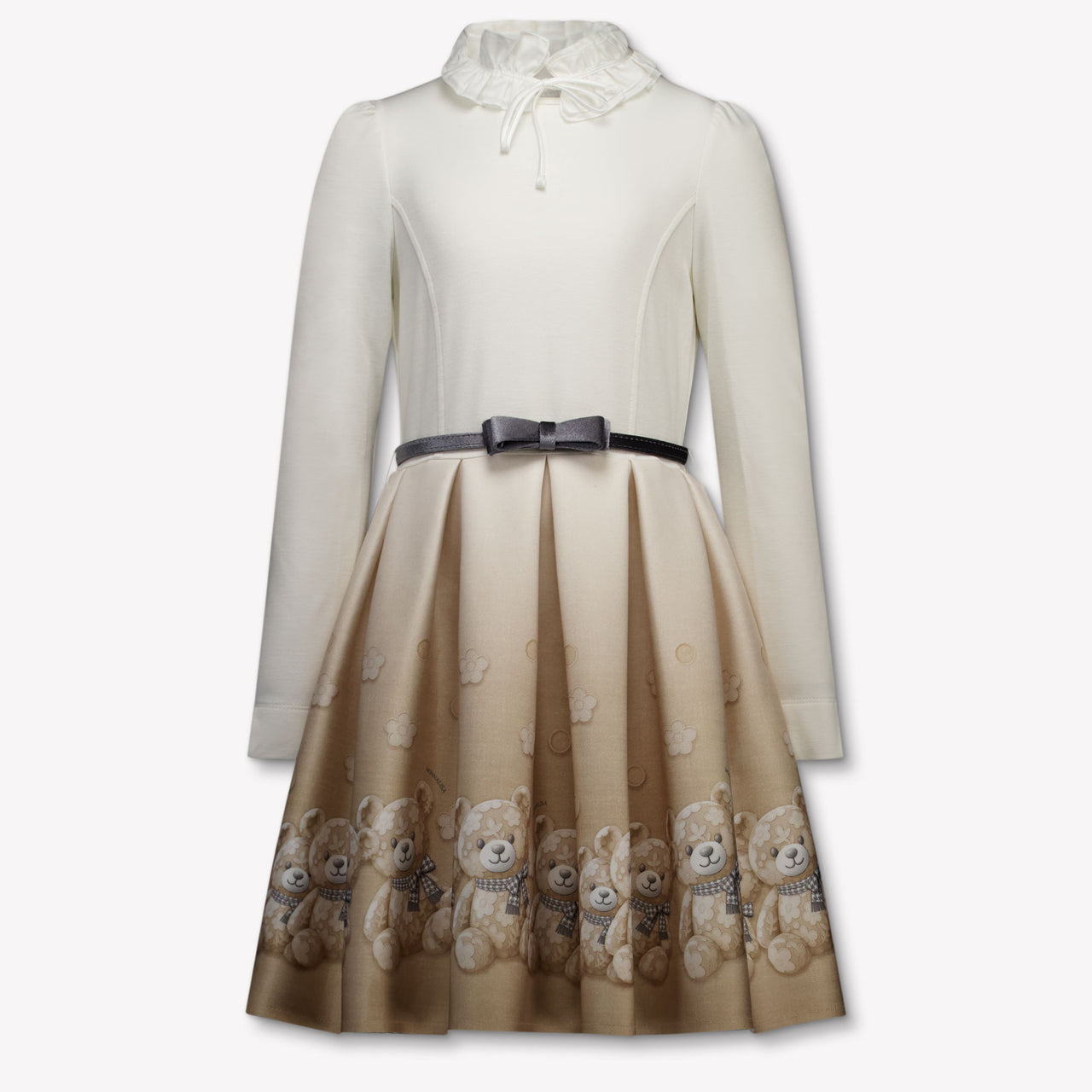 MonnaLisa Girls Dress in Light Beige