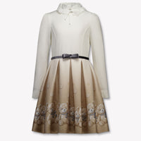 MonnaLisa Girls Dress in Light Beige