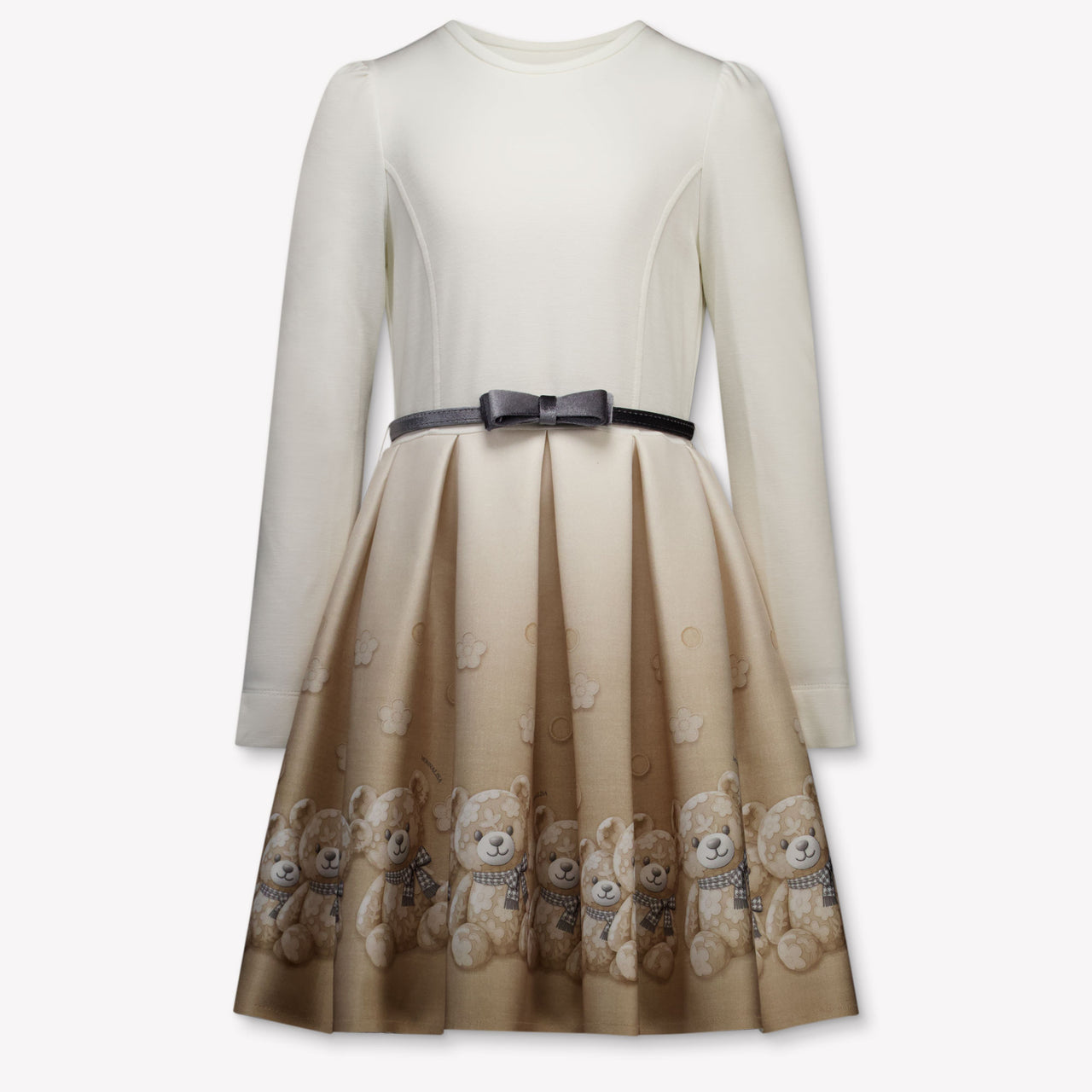 MonnaLisa Girls Dress in Light Beige