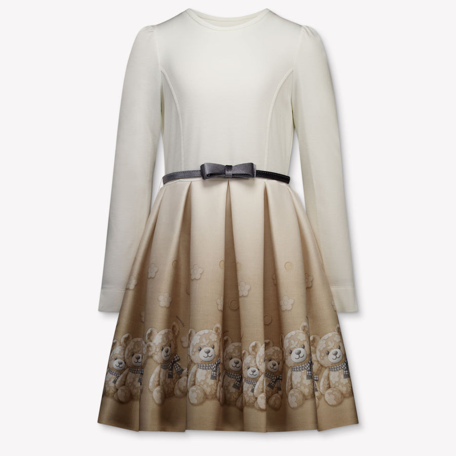 MonnaLisa Girls Dress in Light Beige