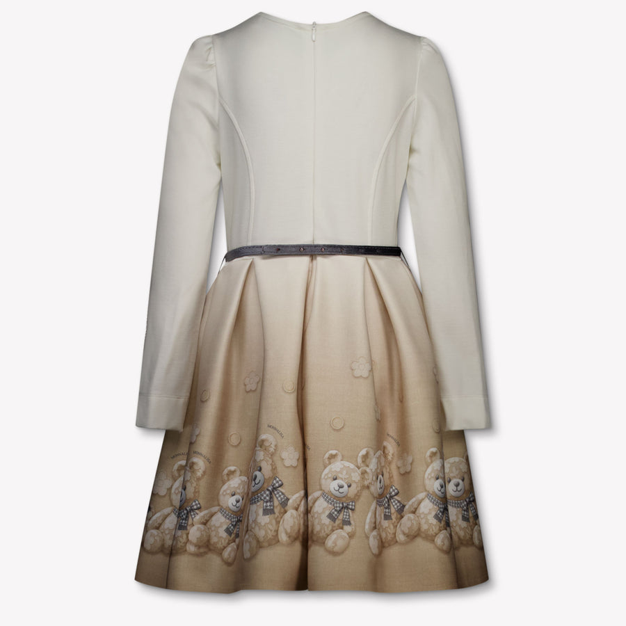 MonnaLisa Girls Dress in Light Beige