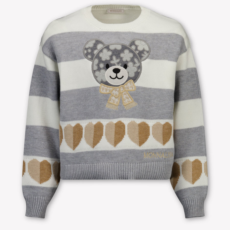 MonnaLisa Girls Sweater in Beige