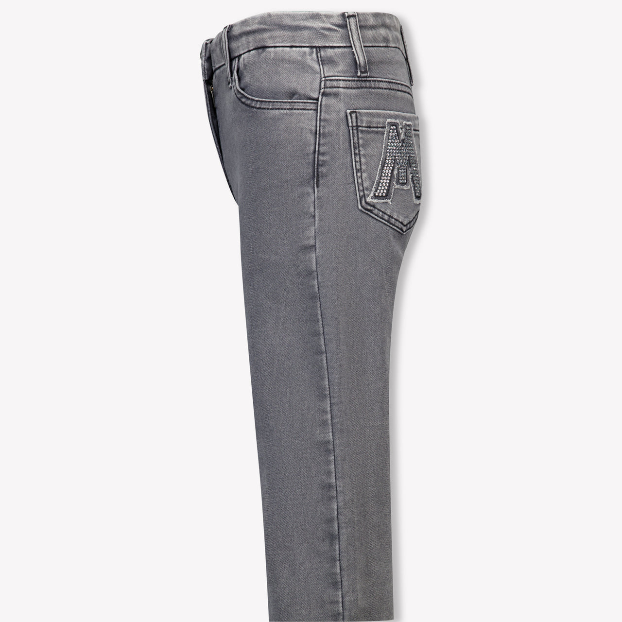 MonnaLisa Kids Girls Jeans In Gray