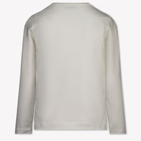 MonnaLisa Kinder Meisjes T-Shirt In Off White
