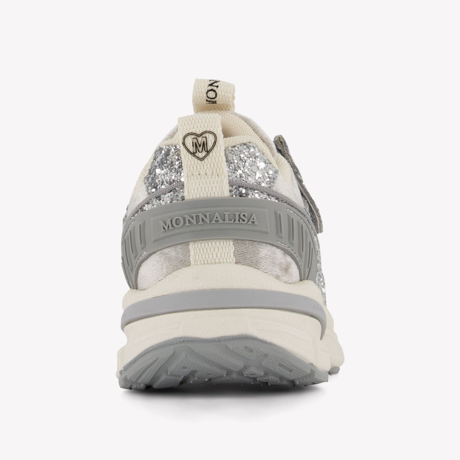 MonnaLisa Girls Sneakers In Silver