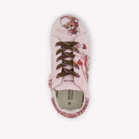 MonnaLisa Girls Sneakers In Light Pink