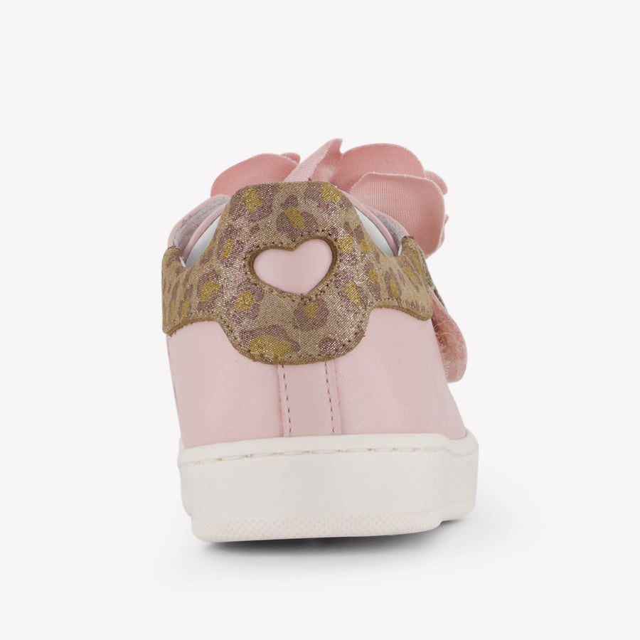 MonnaLisa Girls Sneakers In Light Pink