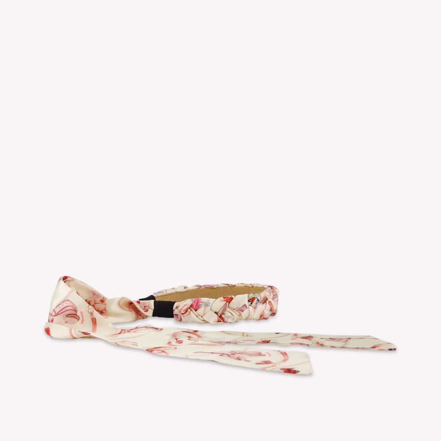 MonnaLisa Kinder Meisjes Accessoire In Off White