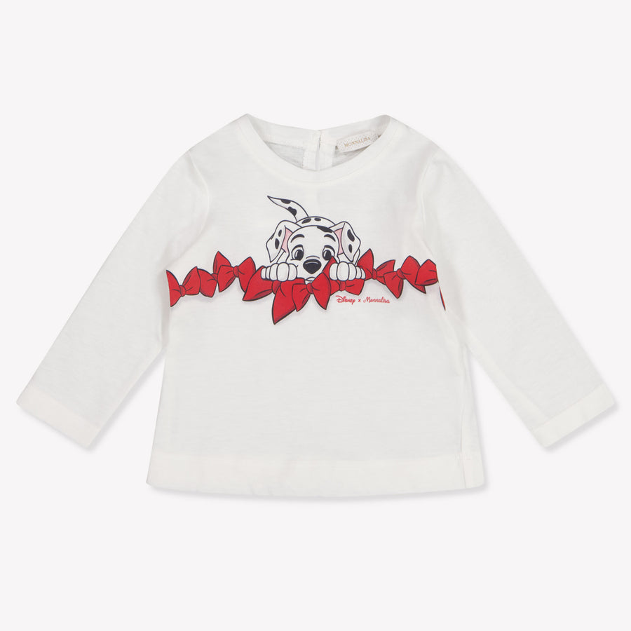 MonnaLisa Baby Girls T-Shirt in Off-White