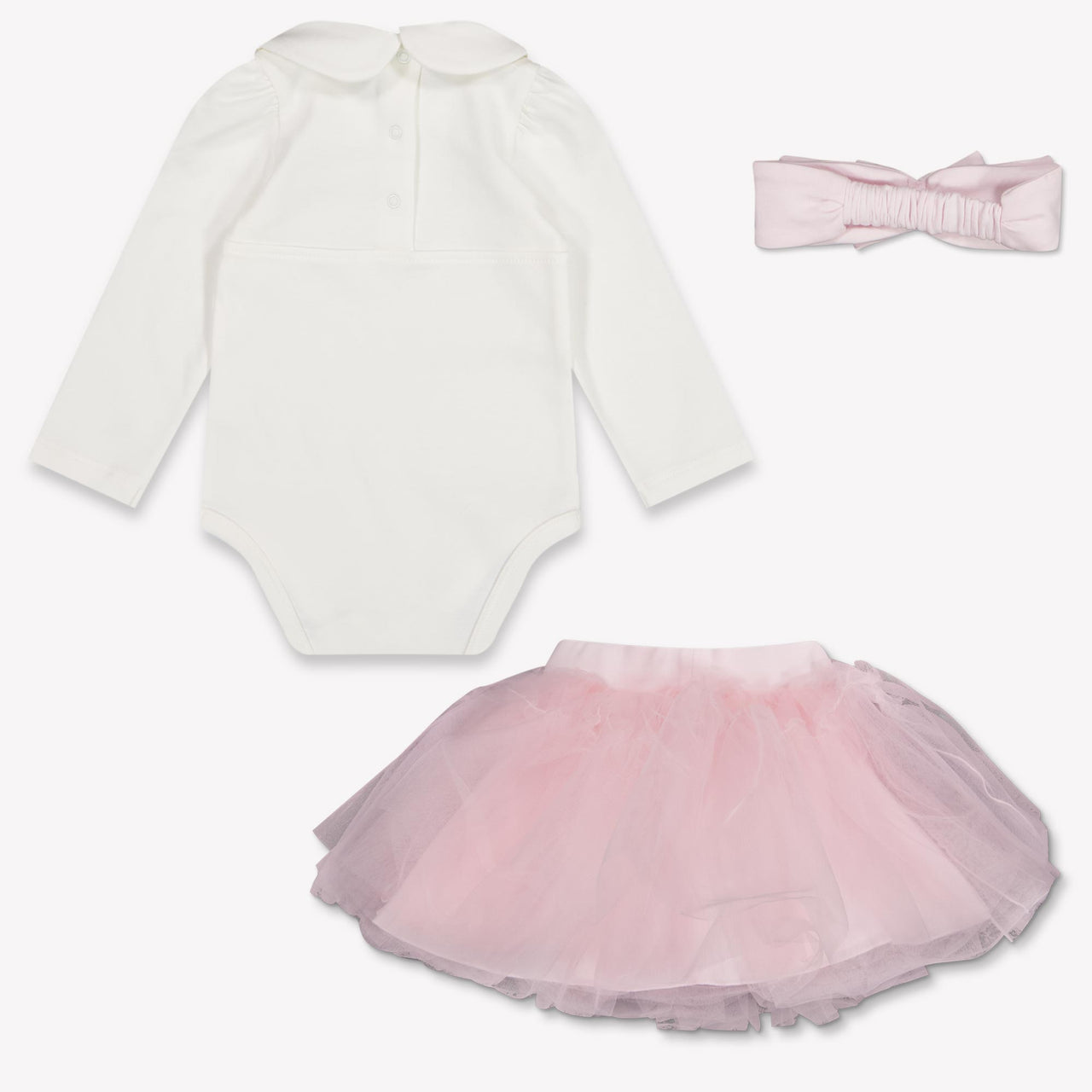 MonnaLisa Baby Girls Playsuit In Light Pink