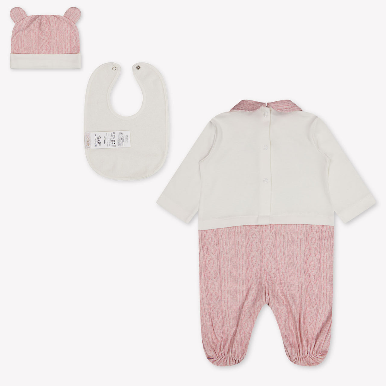 MonnaLisa Baby Girls Playsuit In Light Pink