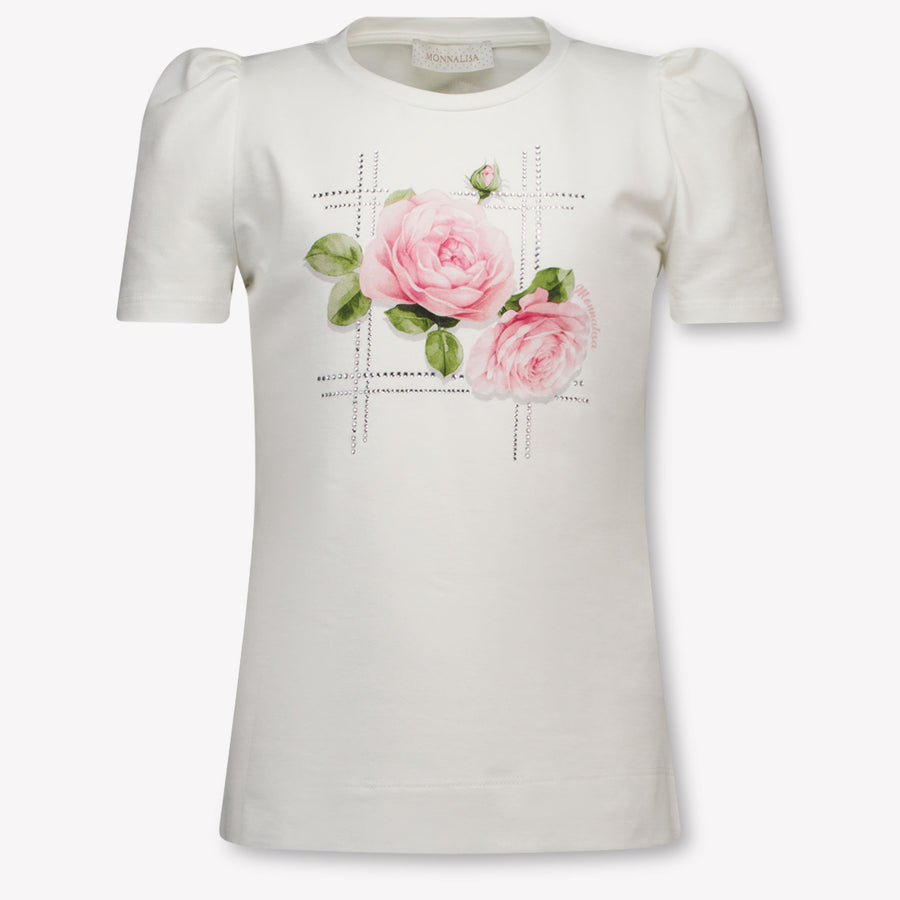 MonnaLisa Girls T-Shirt in Off-White
