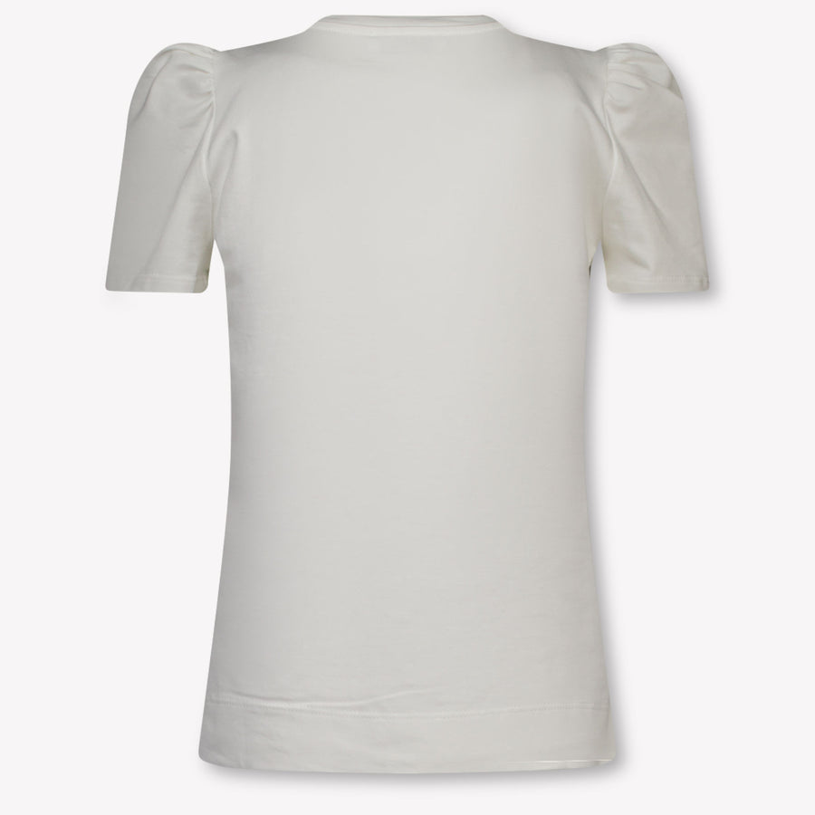 MonnaLisa Kinder Meisjes T-Shirt In Off White