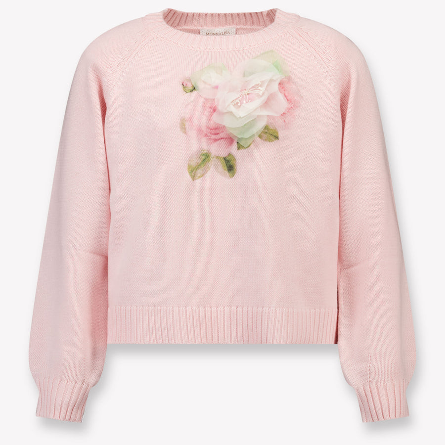 MonnaLisa Girls Sweater in Light Pink