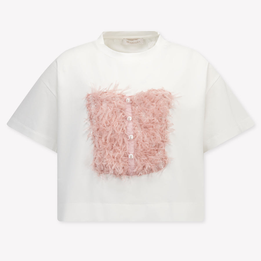 MonnaLisa Girls T-Shirt in Light Pink