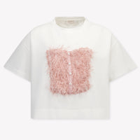 MonnaLisa Kinder Meisjes T-Shirt In Licht Roze