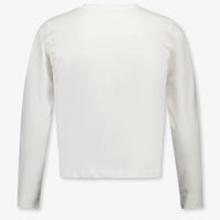 MonnaLisa Kinder Meisjes T-Shirt In Off White