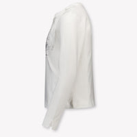 MonnaLisa Kinder Meisjes T-Shirt In Off White