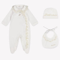 MonnaLisa Baby Meisjes Boxpakje In Off White