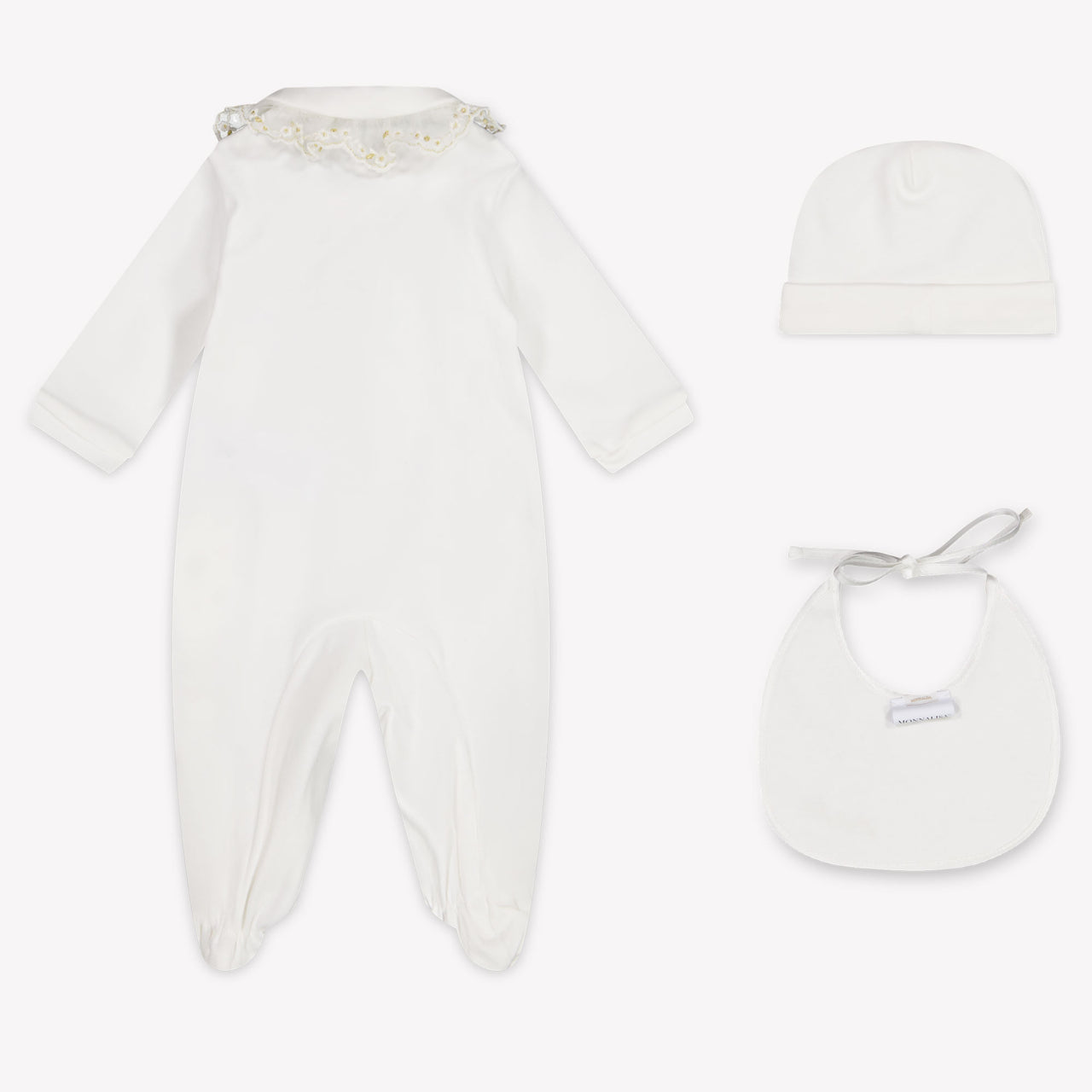 MonnaLisa Baby Meisjes Boxpakje In Off White