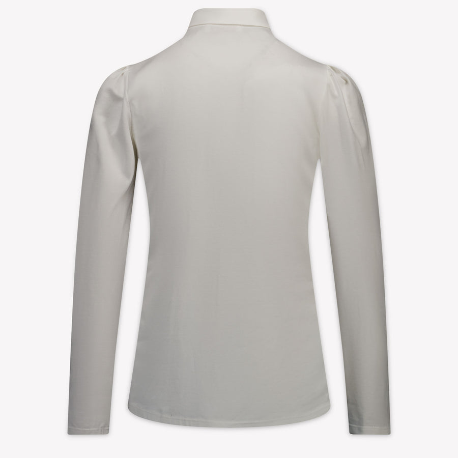 MonnaLisa Kinder Meisjes Blouse In Off White