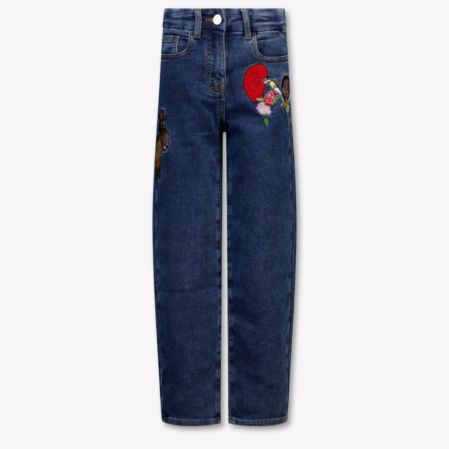 MonnaLisa Kinder Meisjes Jeans In Blauw