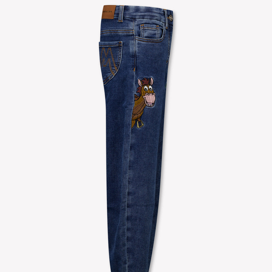 MonnaLisa Kinder Meisjes Jeans In Blauw