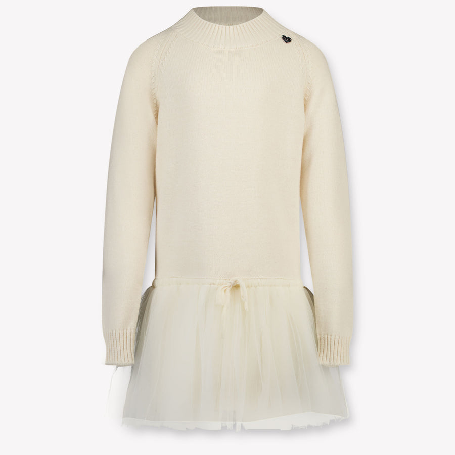 MonnaLisa Girls Dress in Light Beige