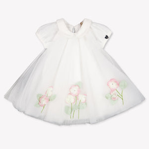 MonnaLisa Baby Girls Dress In OffWhite