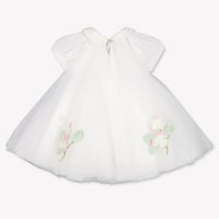 MonnaLisa Baby Girls Dress In OffWhite