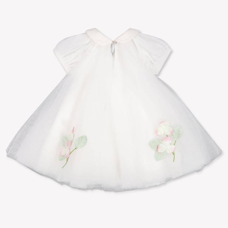 MonnaLisa Baby Girls Dress In OffWhite