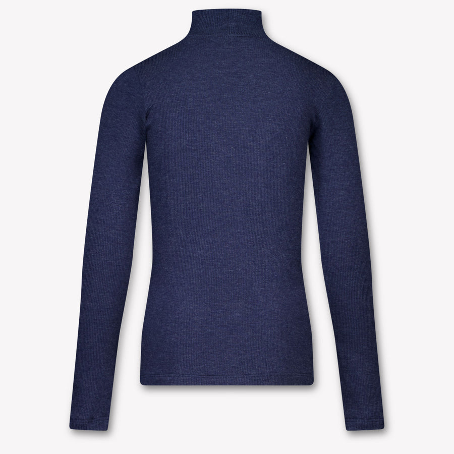 MonnaLisa Kinder Meisjes T-Shirt In Navy