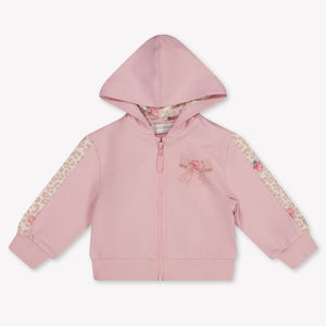 MonnaLisa Baby Girls Cardigan In Light Pink