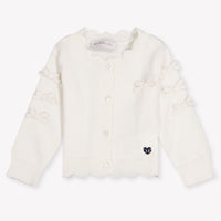 MonnaLisa Baby Girls Cardigan In OffWhite