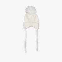 MonnaLisa Baby Meisjes Muts In Off White