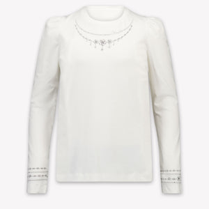 MonnaLisa Kinder Meisjes T-Shirt In Off White