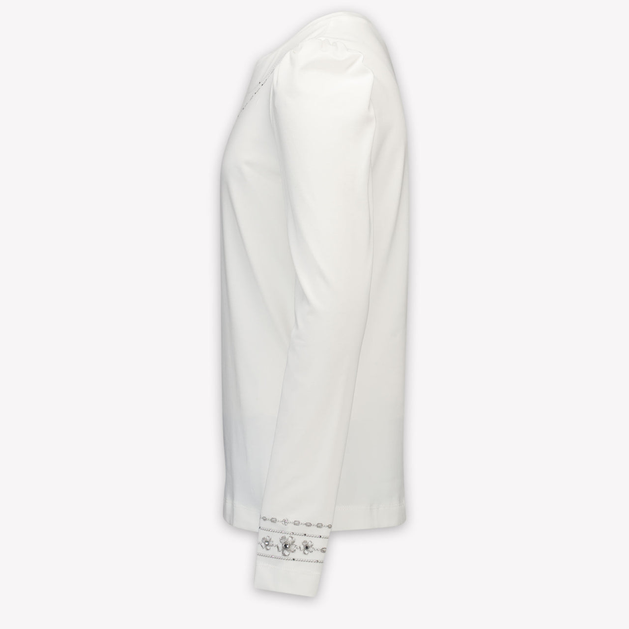 MonnaLisa Kinder Meisjes T-Shirt In Off White
