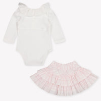 MonnaLisa Baby Girls Playsuit In Light Pink