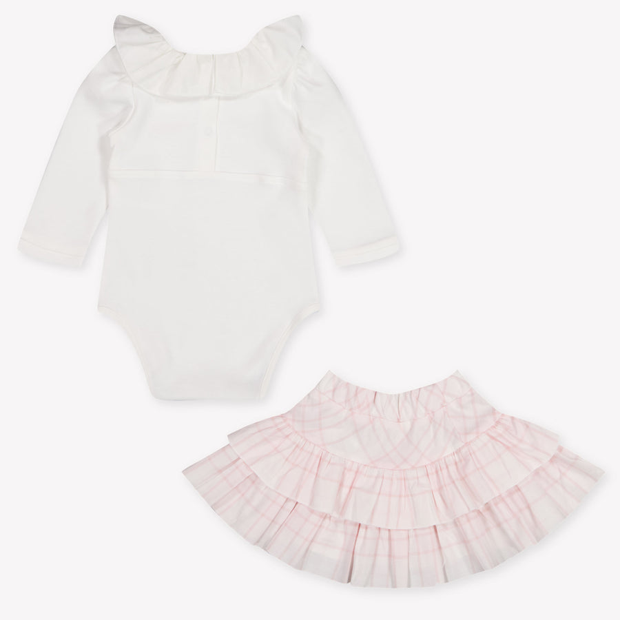 MonnaLisa Baby Girls Playsuit In Light Pink