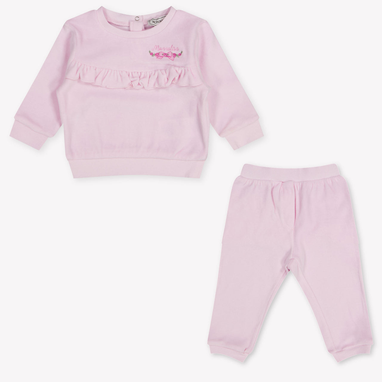 MonnaLisa Baby Girls Jogging suit In Light Pink